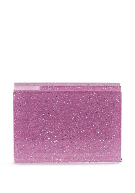 Magenta and Silver Candy Clutch JIMMY CHOO | CANDY DVULIGHT MAGENTA